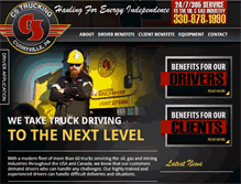 Tablet Screenshot of cstruckingllc.com